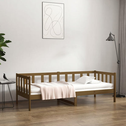 Day Bed without Mattress Honey Brown 80x200 cm Solid Wood Pine