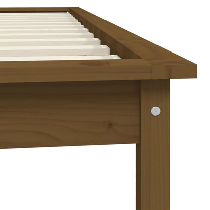 Bed Frame Honey Brown 90x200 cm Solid Wood Pine