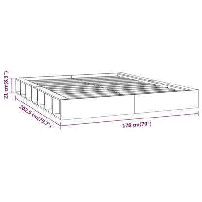 Bed Frame 160x200 cm Solid Wood