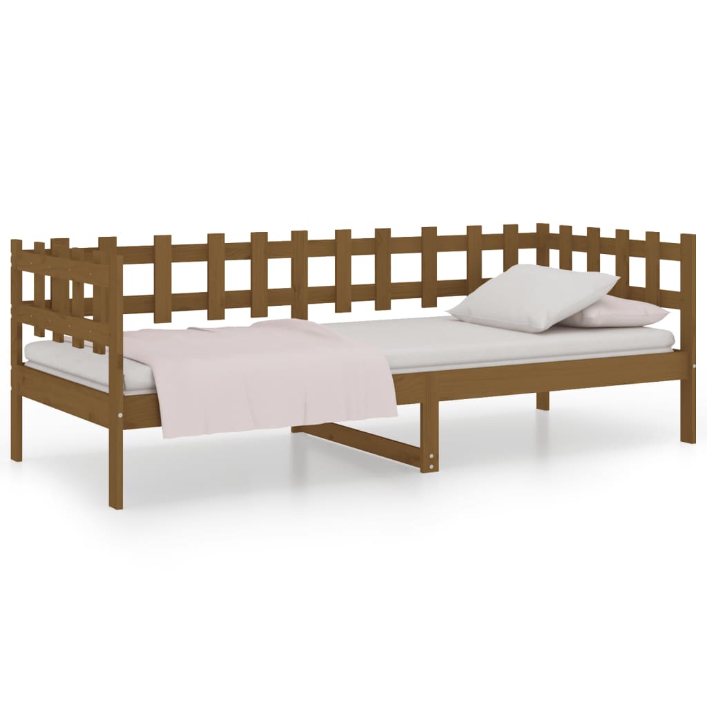 Day Bed Honey Brown 80x200 cm Solid Wood Pine