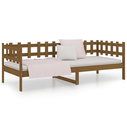 Day Bed Honey Brown 80x200 cm Solid Wood Pine