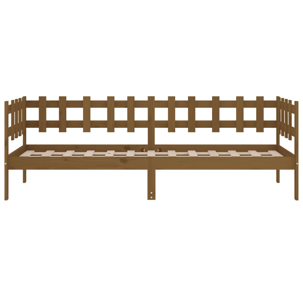 Day Bed Honey Brown 80x200 cm Solid Wood Pine