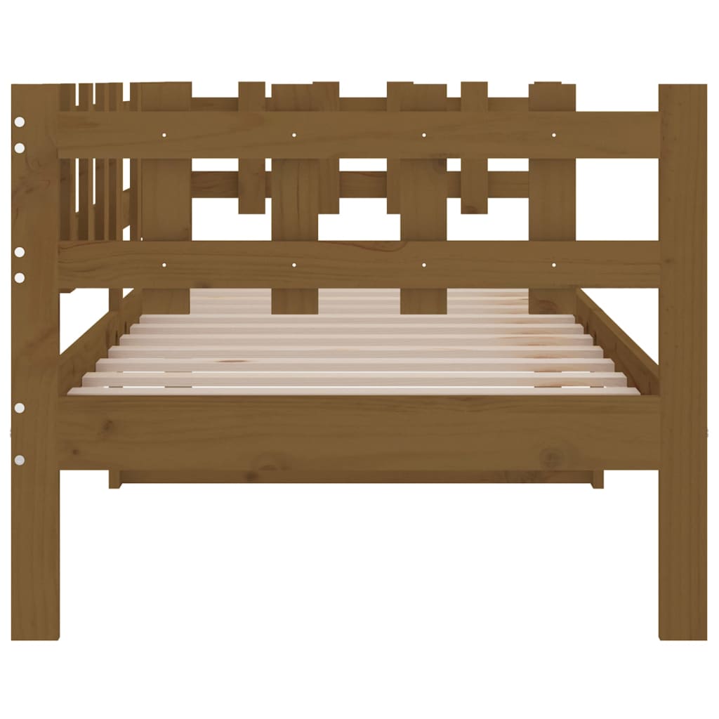 Day Bed Honey Brown 80x200 cm Solid Wood Pine