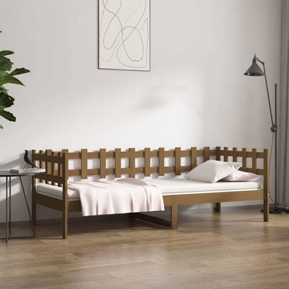 Day Bed Honey Brown 80x200 cm Solid Wood Pine