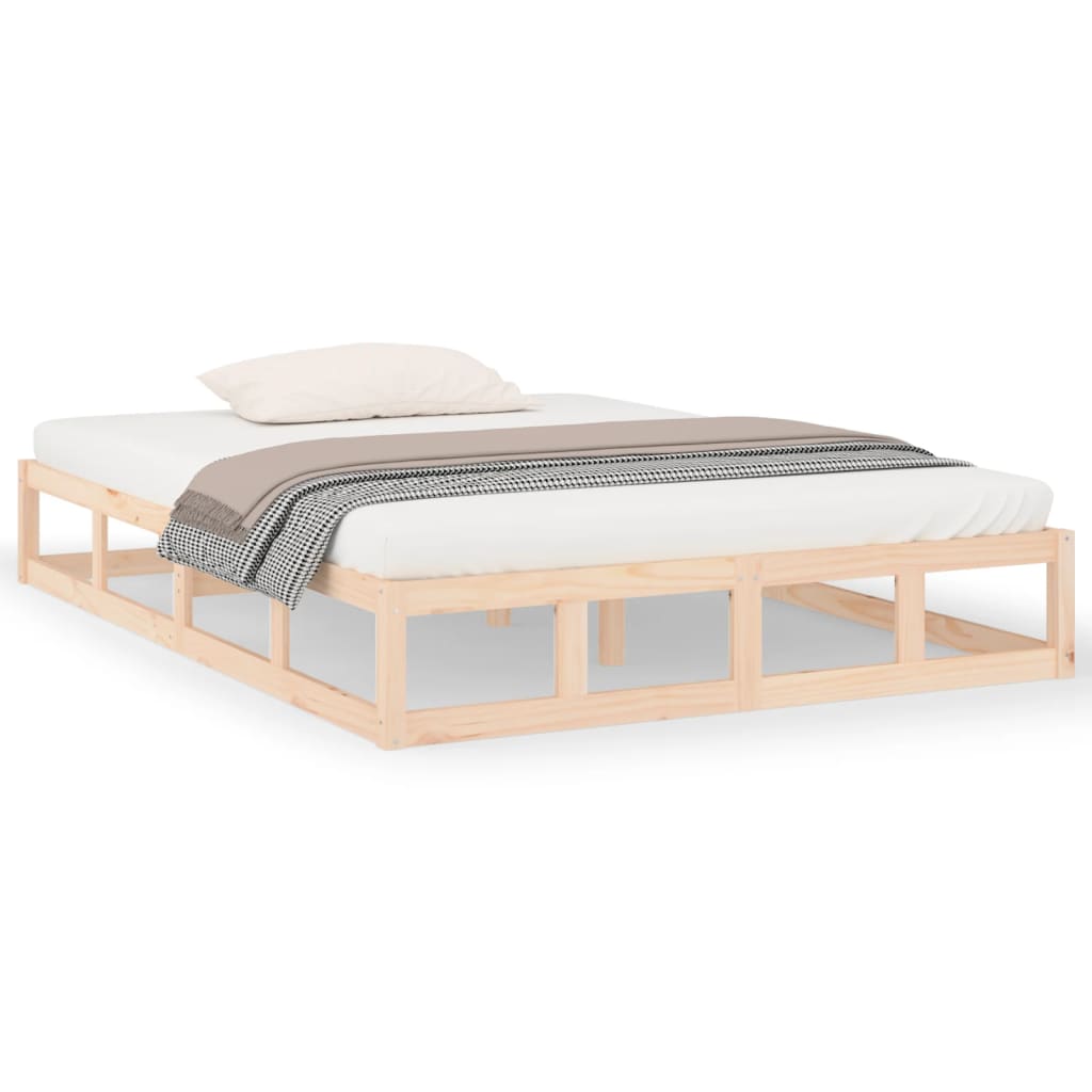 Bed Frame without Mattress 180x200 cm Super King Size Solid Wood