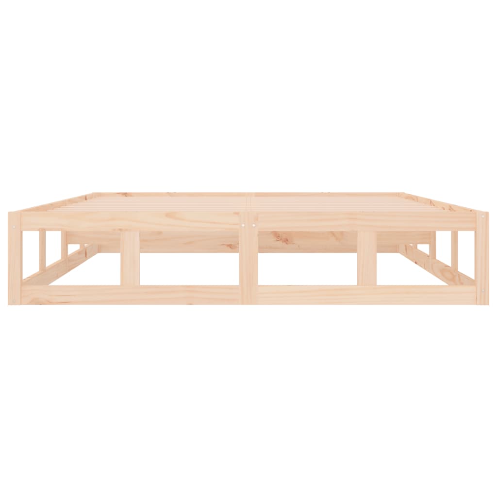 Bed Frame without Mattress 180x200 cm Super King Size Solid Wood