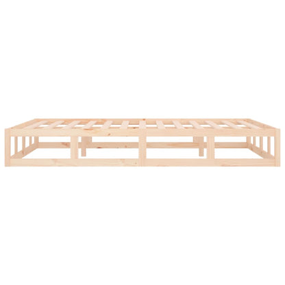 Bed Frame without Mattress 180x200 cm Super King Size Solid Wood