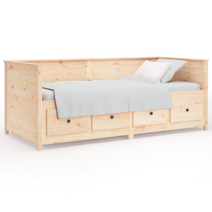 Day Bed 90x190 cm Solid Wood Pine