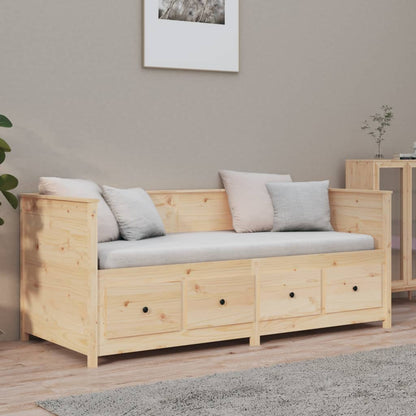 Day Bed 90x190 cm Solid Wood Pine