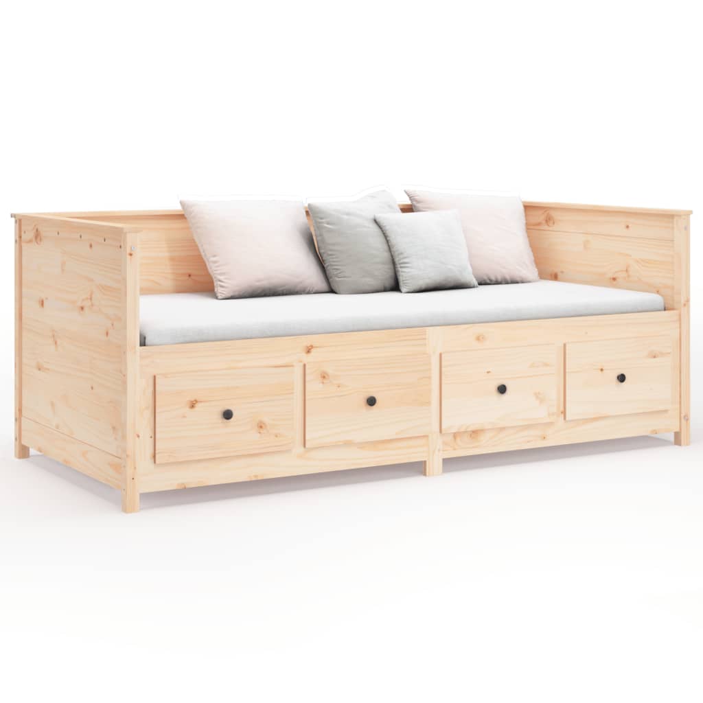 Day Bed 90x190 cm Solid Wood Pine