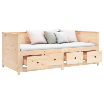 Day Bed 90x190 cm Solid Wood Pine