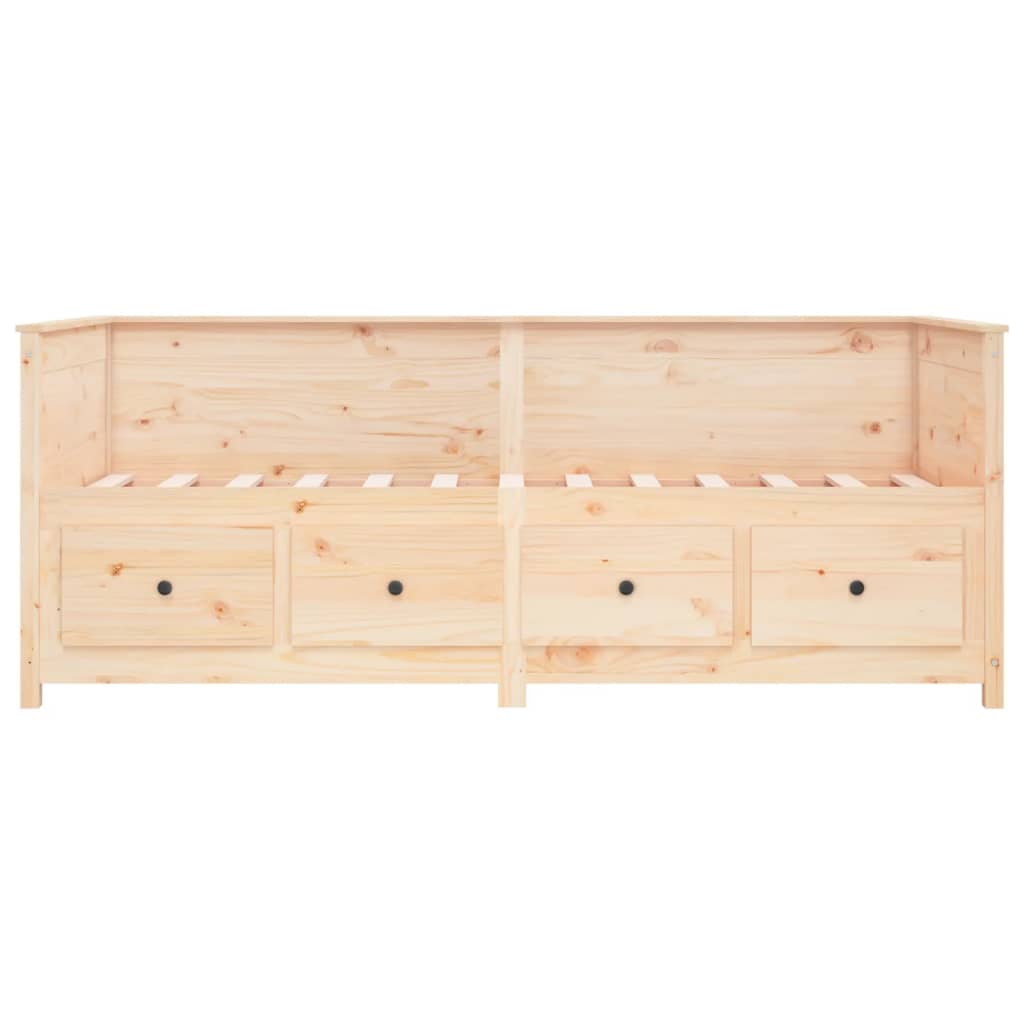 Day Bed 90x190 cm Solid Wood Pine