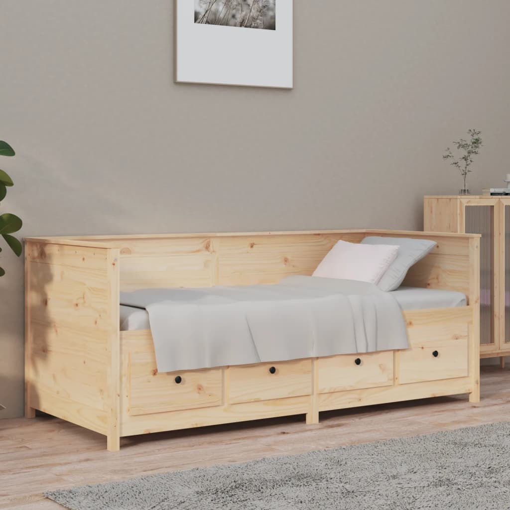 Day Bed 90x190 cm Solid Wood Pine