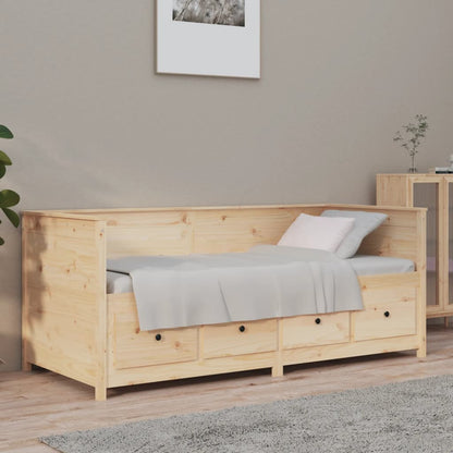 Day Bed 90x190 cm Solid Wood Pine