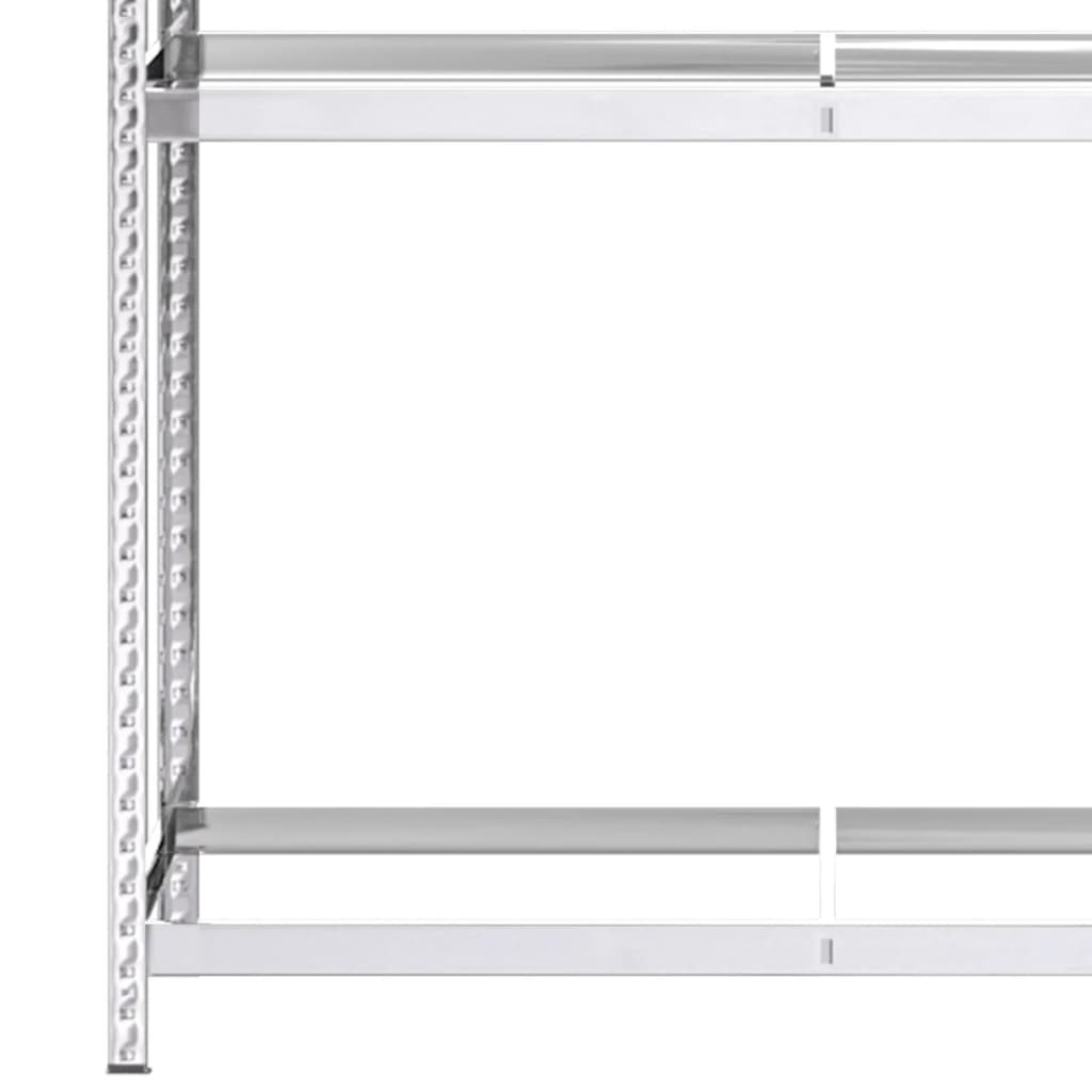 3-Layer Tire Rack Silver 110x40x200 cm Steel