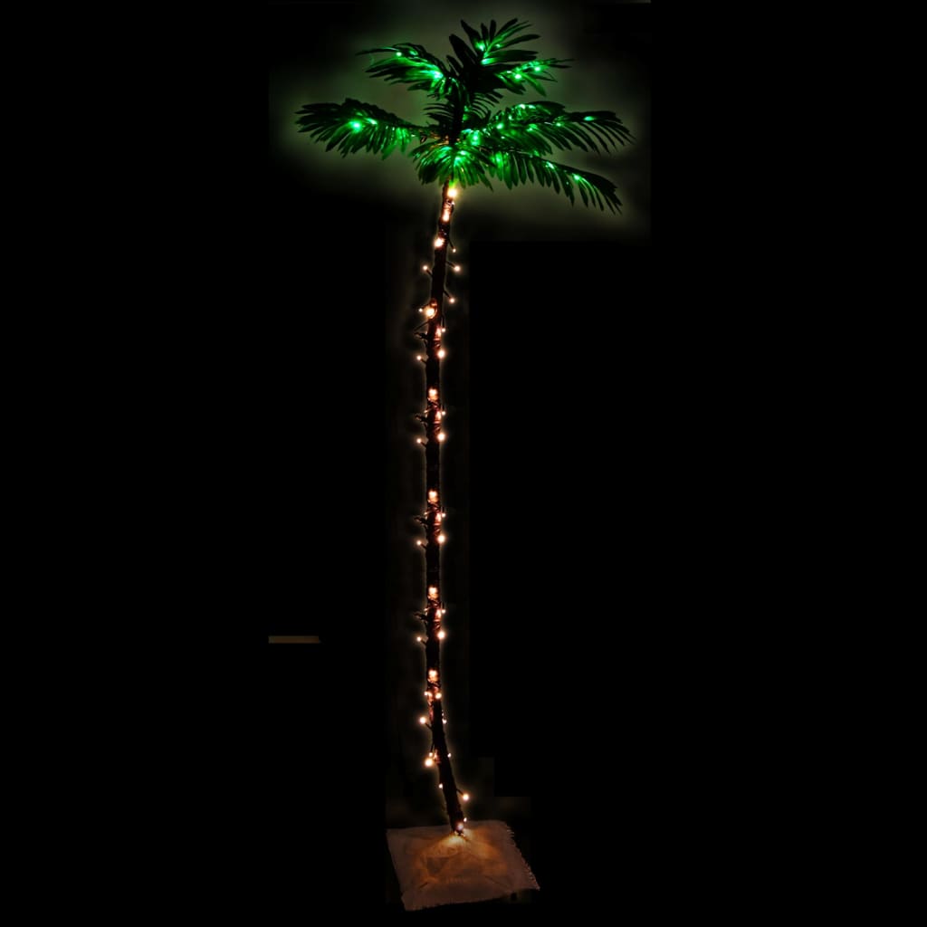 LED Palm Tree Warm White 136 LEDs 220 cm