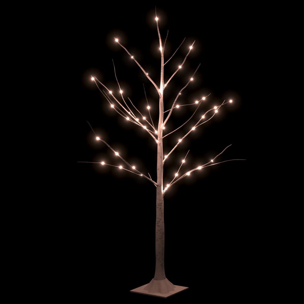 LED White Birch Tree Warm White 48 LEDs 120 cm