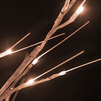 LED White Birch Tree Warm White 48 LEDs 120 cm