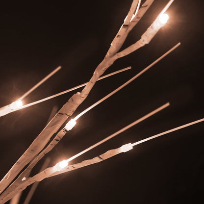 LED White Birch Tree Warm White 72 LEDs 150 cm