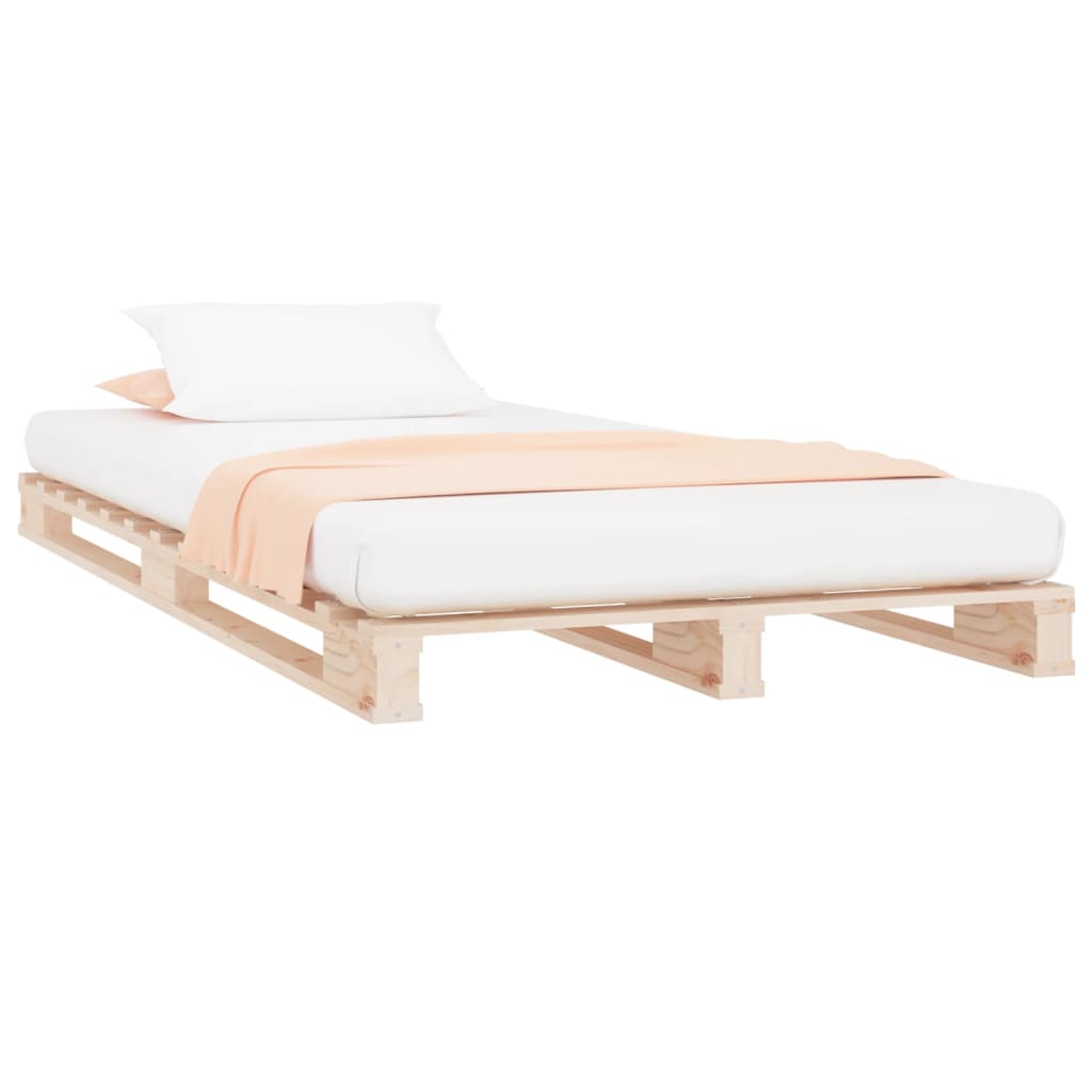 Pallet Bed without Mattress 90x200 cm Solid Wood