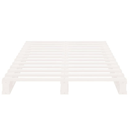 Pallet Bed without Mattress White 90x200 cm Solid Wood