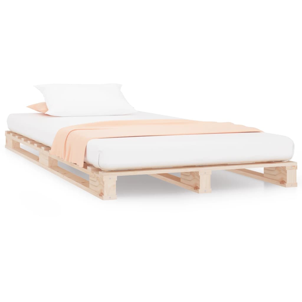 Pallet Bed without Mattress 100x200 cm Solid Wood