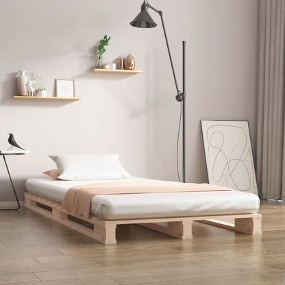 Pallet Bed without Mattress 100x200 cm Solid Wood