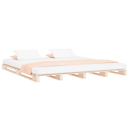 Pallet Bed without Mattress 120x200 cm Solid Wood