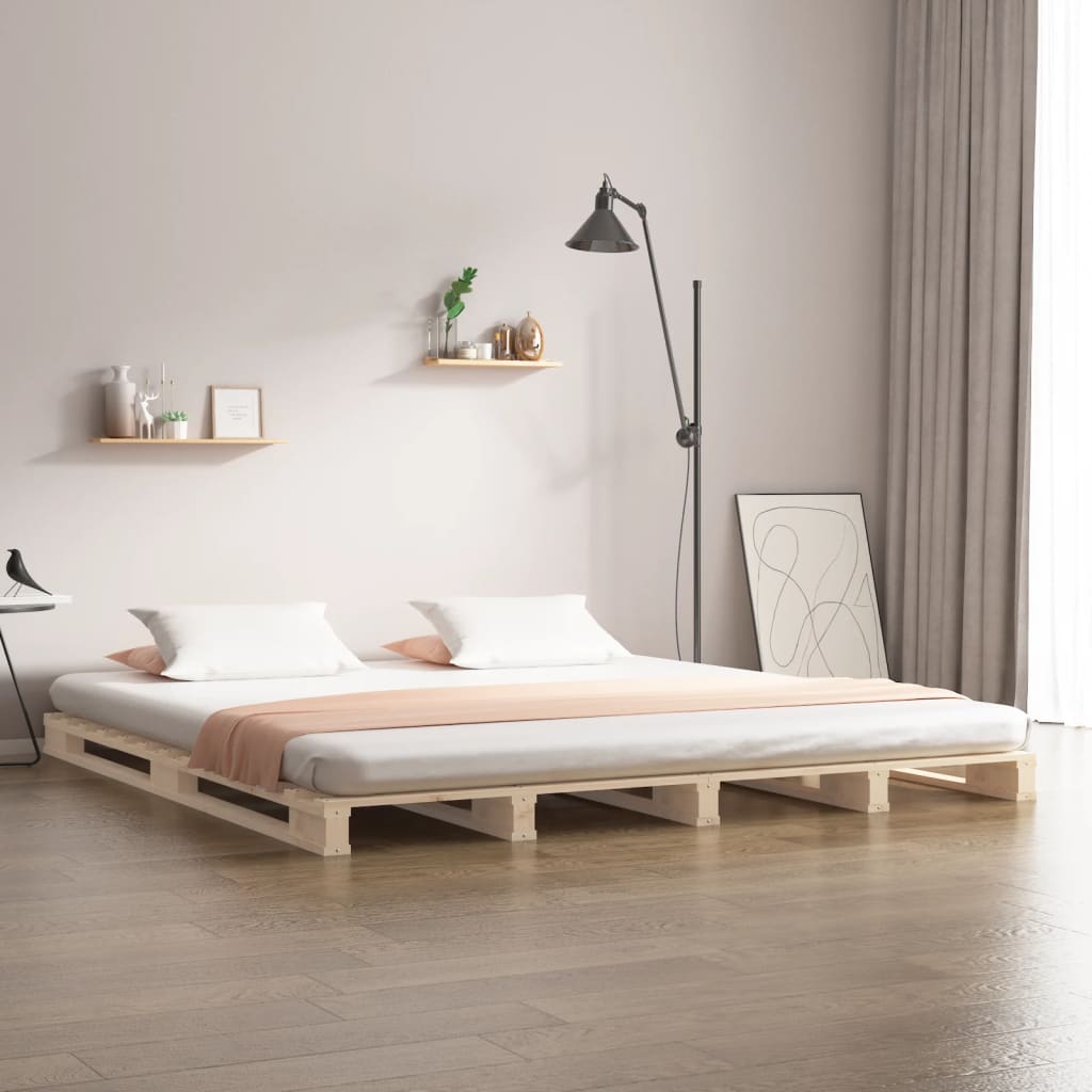 Pallet Bed without Mattress 120x200 cm Solid Wood