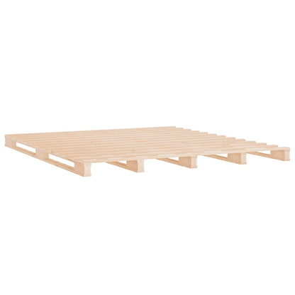 Pallet Bed without Mattress 140x200 cm Solid Wood