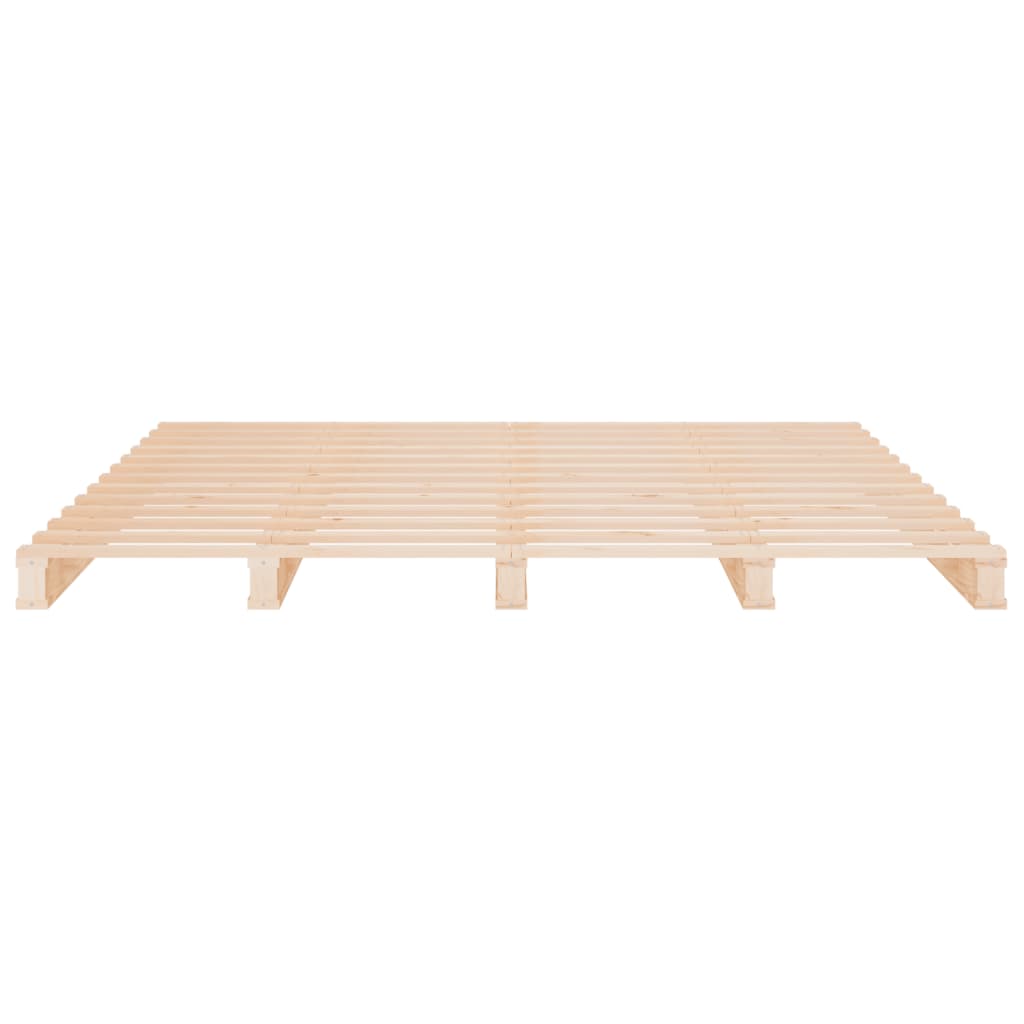 Pallet Bed without Mattress 140x200 cm Solid Wood