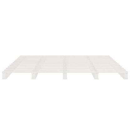 Pallet Bed without Mattress White 140x200 cm Solid Wood