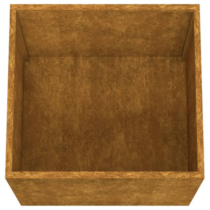 Planter 49x47x46 cm Corten Steel