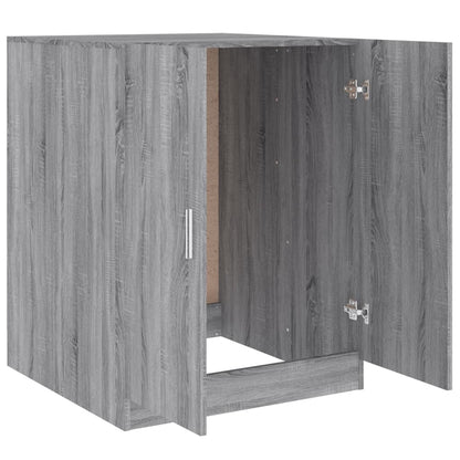 Washing Machine Cabinet Grey Sonoma Engineered Wood