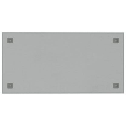 Wall-mounted Magnetic Board White 80x40 cm Tempered Glass