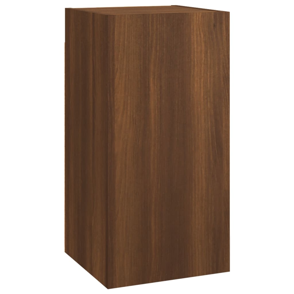 TV Cabinets 7 pcs Brown Oak 30.5x30x60 cm Engineered Wood