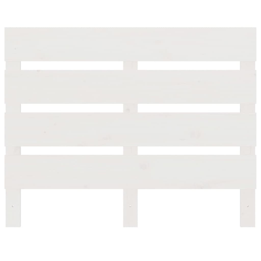 Bed Frame without Mattress White 90x200 cm Solid Wood Pine