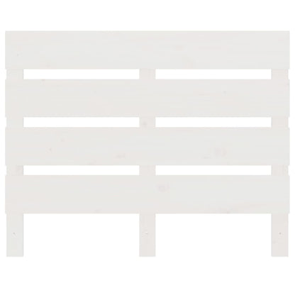 Bed Frame without Mattress White 90x200 cm Solid Wood Pine