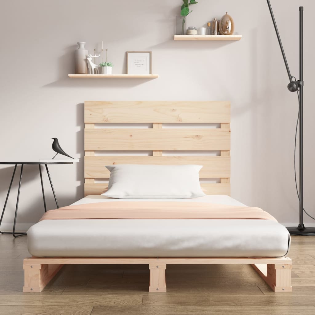 Bed Frame without Mattress 100x200 cm Solid Wood Pine