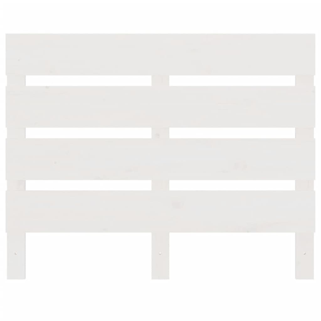 Bed Frame without Mattress White 100x200 cm Solid Wood Pine