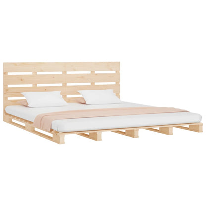 Bed Frame without Mattress 120x200 cm Solid Wood Pine