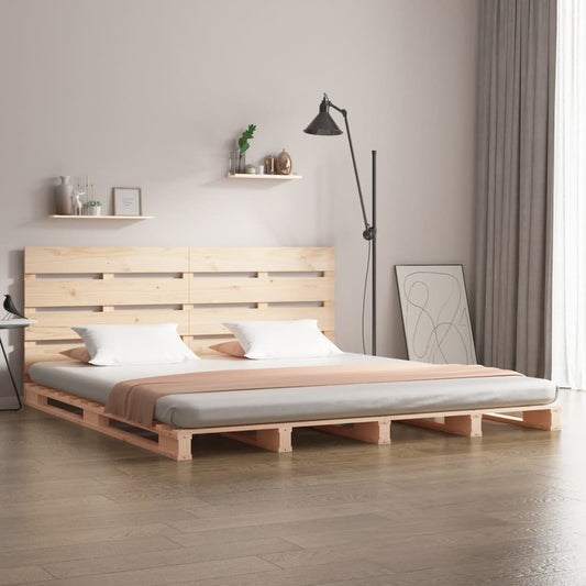 Bed Frame without Mattress 120x200 cm Solid Wood Pine