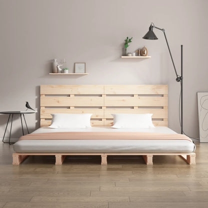 Bed Frame without Mattress 150x200 cm King Size Solid Wood Pine