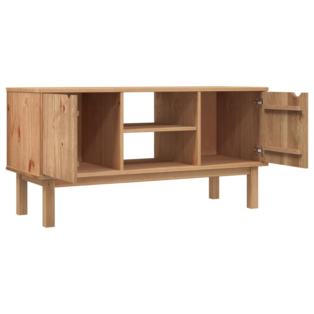 TV Cabinet OTTA 113.5x43x57 cm Solid Wood Pine