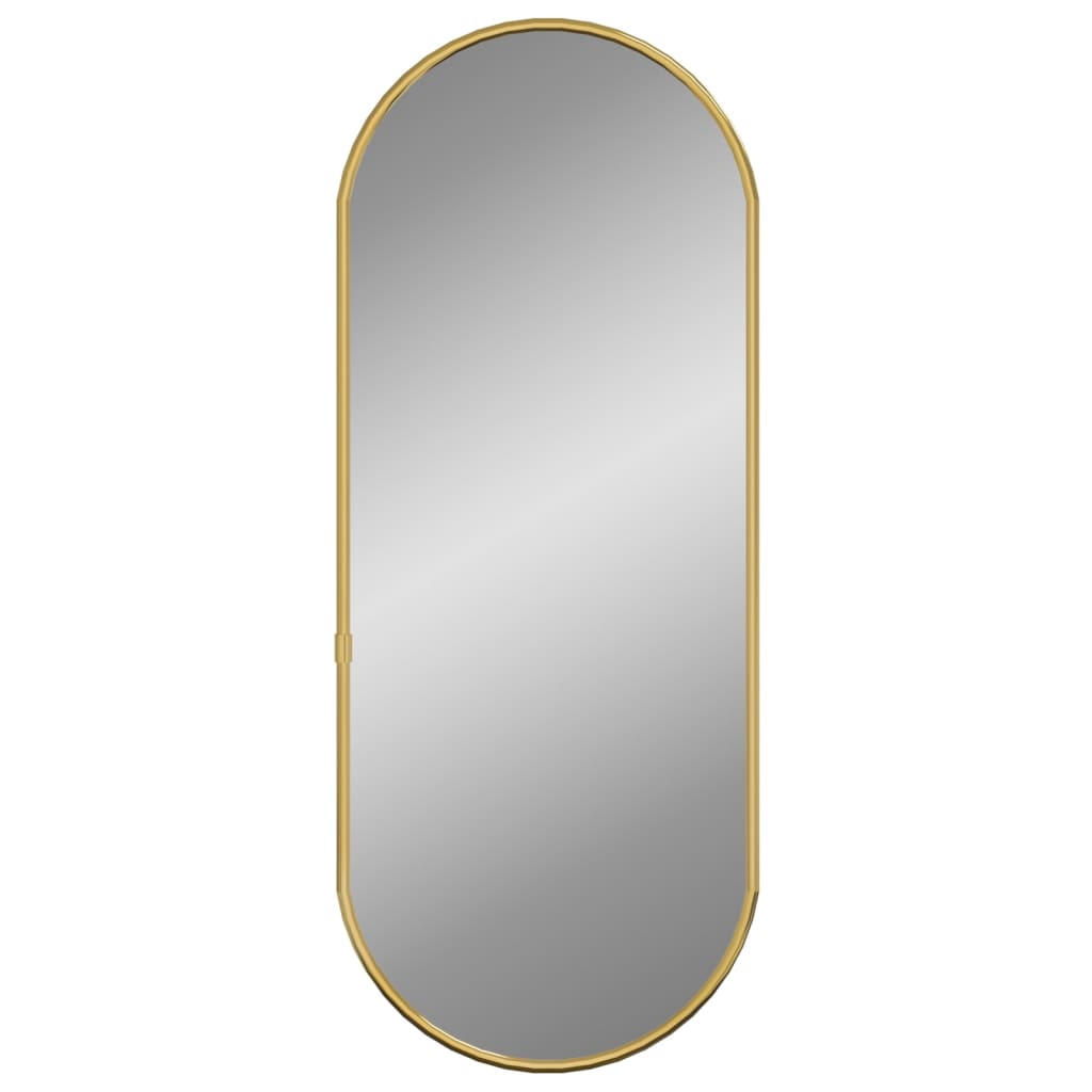 Wall Mirror Gold 60x25 cm Oval