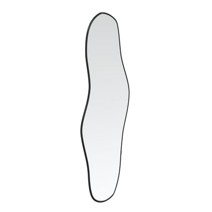 Wall Mirror Black 100x45 cm