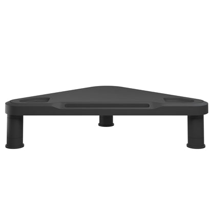 Corner Monitor Stand Black 49x28x10.5 cm