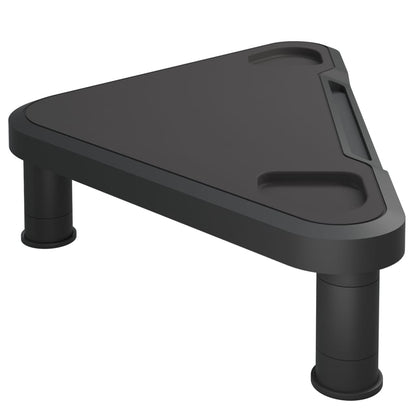 Corner Monitor Stand Black 49x28x10.5 cm