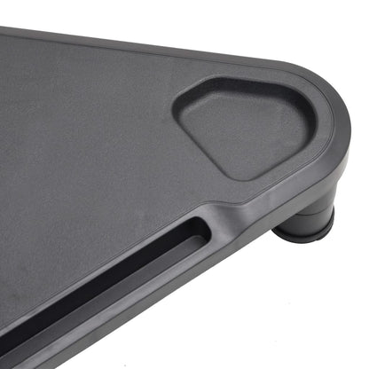 Corner Monitor Stand Black 49x28x10.5 cm