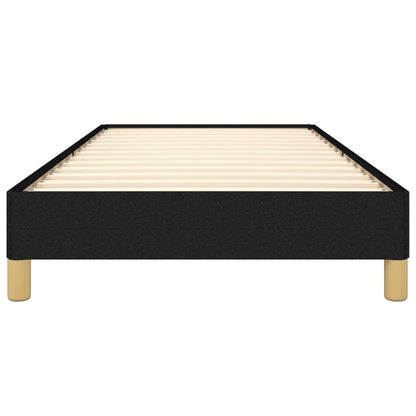 Bed Frame Black 90x190 cm Single Fabric